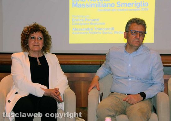 Lina Novelli e Massimiliano Smeriglio