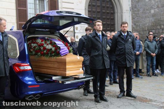 Viterbo - Omicidio in via San Luca - I funerali di Norveo Fedeli