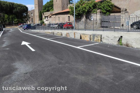 Viterbo - Il parcheggio alla Fortezze