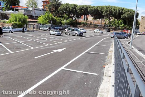 Viterbo - Il parcheggio alla Fortezze