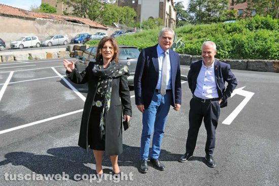 Viterbo - Il parcheggio alla Fortezze - Allegrini, Arena e Merli