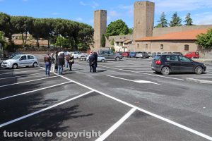 Viterbo - Il parcheggio alla Fortezze