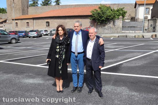 Viterbo - Il parcheggio alla Fortezze - Allegrini, Arena e Merli