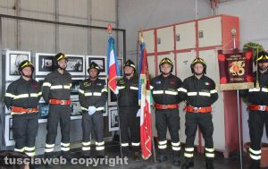 Civita Castellana -Intitolazione del distaccamento dei vigili del fuoco A giuliano Lipperi