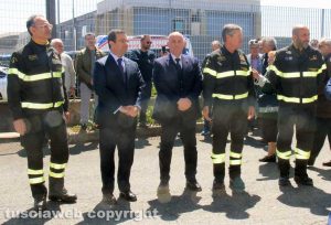 Civita Castellana -Intitolazione del distaccamento dei vigili del fuoco A giuliano Lipperi