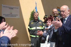 Civita Castellana -Intitolazione del distaccamento dei vigili del fuoco A giuliano Lipperi