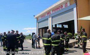 Civita Castellana -Intitolazione del distaccamento dei vigili del fuoco A giuliano Lipperi
