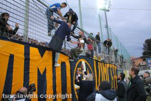 Sport - Calcio - La Viterbese vince la Coppa Italia - I festeggiamenti