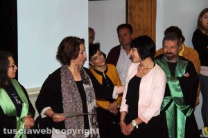 Viterbo - Consegna del premio a Chiara Lodovici