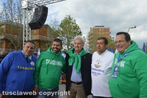 Il ministro Matteo Salvini a Tarquinia lido