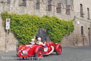 Motori - Mille miglia - Silvia Marini e Francesca Ruggeri su Aston Martin 2 litre speed model del '37