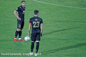 Sport - Calcio - Viterbese - Simone Sini e Radoslav Tsonev
