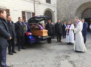 Viterbo - Omicidio in via San Luca - I funerali di Norveo Fedeli