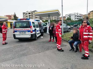 Viterbo - Scontro auto-scooter sulla Tangenziale ovest