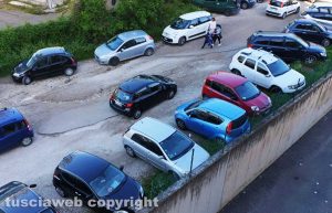 Viterbo - Il parcheggio al Pilastro 