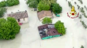 Maltempo - Esonda il fiume Savio a Forlì