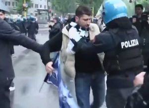 Guerriglia allo stadio - Il fermo di Alessandro Andreani