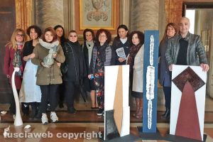 Viterbo - L'inaugurazione della mostra a palazzo dei Priori
