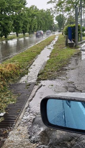 Viterbo - Cassia nord - Forme allagate dalla pioggia