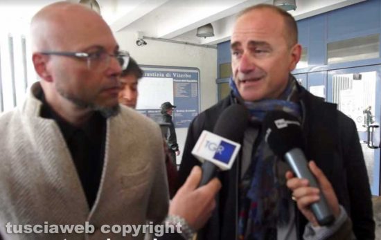 Gli avvocati Marco Valerio Mazzatosta e Giovanni Labate (a destra)