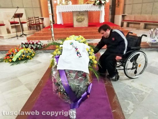 Celleno - I funerali di Maurizio Lattanzi