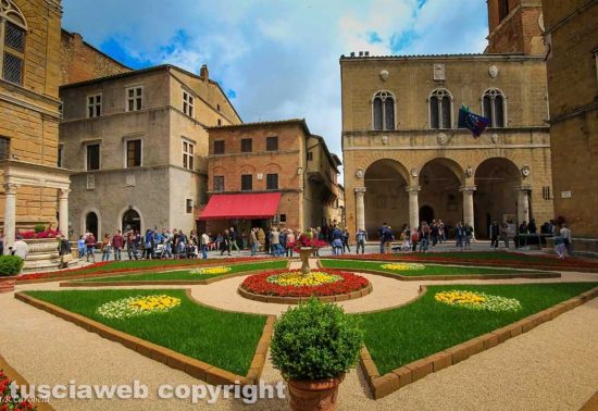 Pienza in fiore, le foto di Maria Rosaria Carobelli