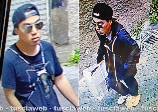 Omicidio Fedeli - Michael Aaron Pang prima e dopo l'uscita dal negozio del delitto