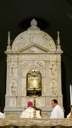Il vescovo di Astorga rende omaggio alla Madonna della Quercia