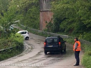 Viterbo - L'incidente in strada Tobia