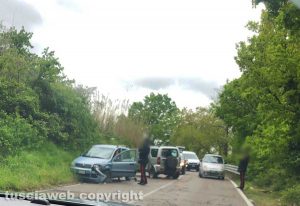 Viterbo - L'incidente sulla Sammartinese