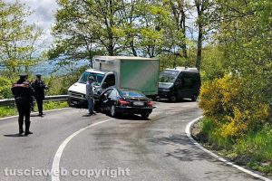 Cassia Cimina - Incidente al bivio di San Rocco