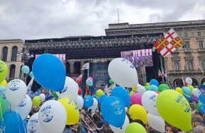 Milano - La manifestazione della Lega