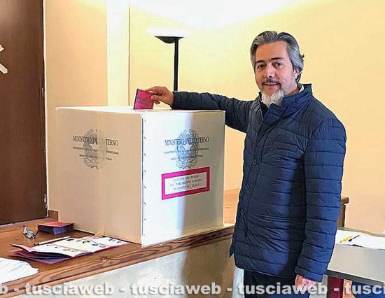 Elezioni europee - Francesco Battistoni al seggio