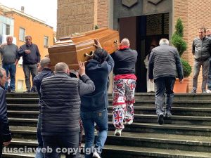 Viterbo - Il funerale di Marco Foglietta