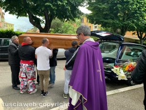 Viterbo - Il funerale di Marco Foglietta
