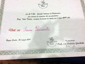 Ivana Pesciaroli vince il premio di studio Italo Taddei 2019