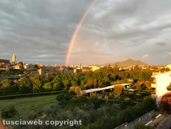 Arcobaleno su Viterbo