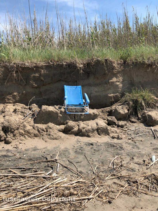 Tarquinia - Una sdraio sulla spiaggia