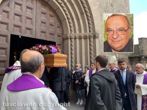Viterbo - Omicidio in via San Luca - I funerali di Norveo Fedeli