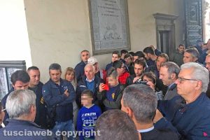 Viterbo - L'incontro tra Giovanni Arena e i tifosi della Viterbese