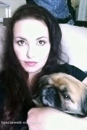 Veronica Torretti e il cane Yumi
