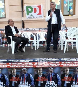  Civita Castellana - Nicola Zingaretti e Tonino Zezza