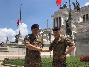 Il colonnello Stefano Fani e il colonnello Pasquale Guarino