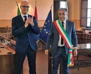 Civita Castellana - Passaggio di consegne tra Angelelli e Caprioli