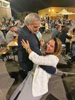Passo a due di tango con Arena e Lotti