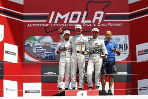 Il pilota Gustavo Sandrucci a Imola 