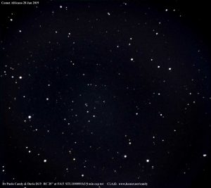 La cometa Africano