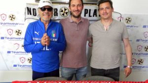 La presentazione dell'allenatore D'Antoni del Monterosi 