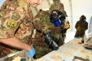 Viterbo - Scuola sottufficiali - Il corso per la difesa chimica, biologica, radiologica e nucleare