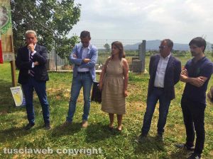 Viterbo - Via Francigena - L'inaugurazione del cartello per i pellegrini